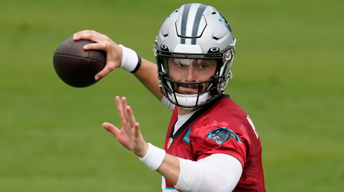 Panthers quarterback Baker Mayfield